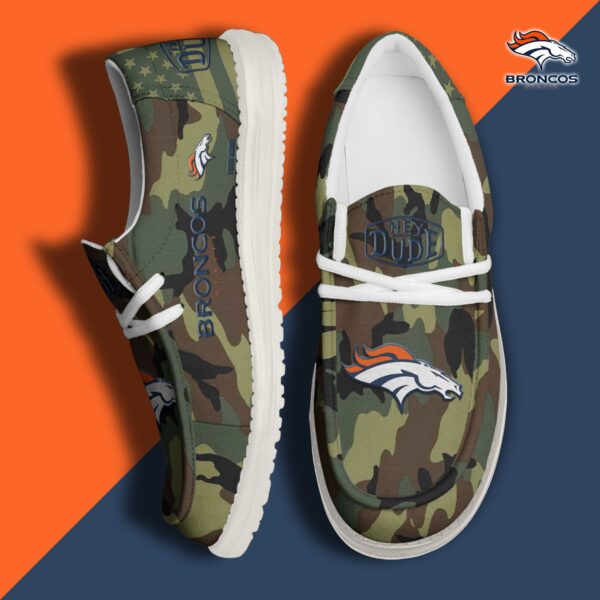 Tubopro Denver Broncos Personalized Hey Dude Shoes For Men And Women