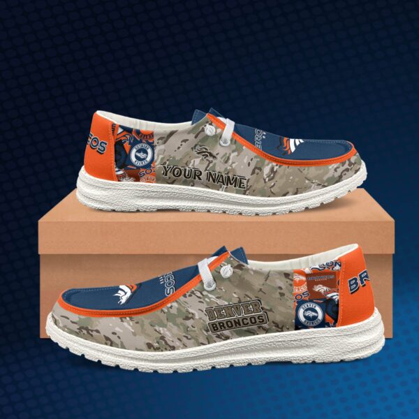 Tubopro Denver Broncos Personalized Hey Dude Shoes For Men And Women - Image 2