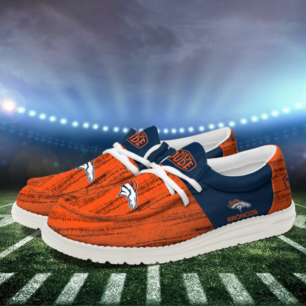 Tubopro Denver Broncos Personalized Hey Dude Shoes For Men And Women - Image 3