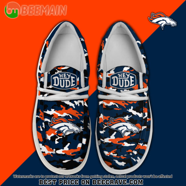 Tubopro Denver Broncos Personalized Hey Dude Shoes For Men And Women