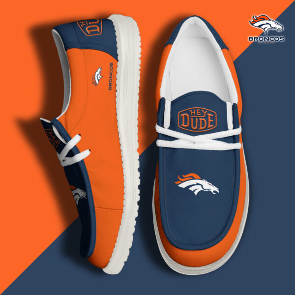 Tubopro Denver Broncos Personalized Hey Dude Shoes For Men And Women