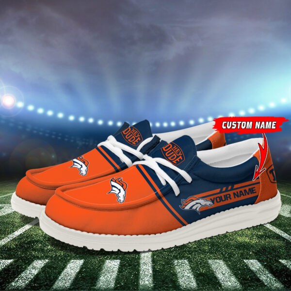 Tubopro Denver Broncos Personalized Hey Dude Shoes For Men And Women - Image 3