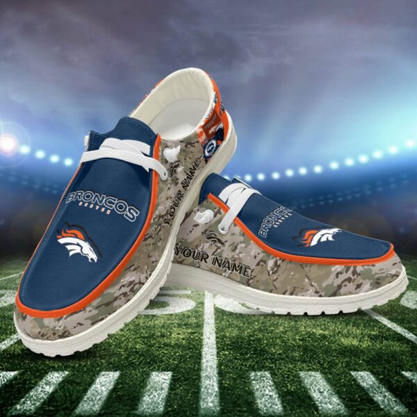Tubopro Denver Broncos Personalized Hey Dude Shoes For Men And Women