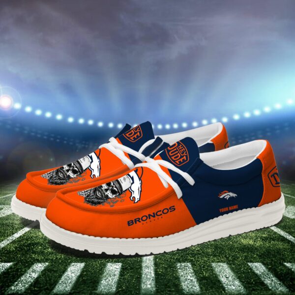 Tubopro Denver Broncos Personalized Hey Dude Shoes For Men And Women - Image 2