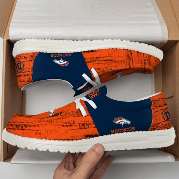 Tubopro Denver Broncos Personalized Hey Dude Shoes For Men And Women - Image 2