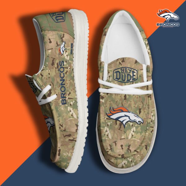 Tubopro Denver Broncos Personalized Hey Dude Shoes For Men And Women