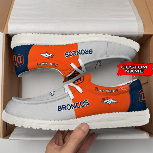 Tubopro Denver Broncos Personalized Hey Dude Shoes For Men And Women - Image 3