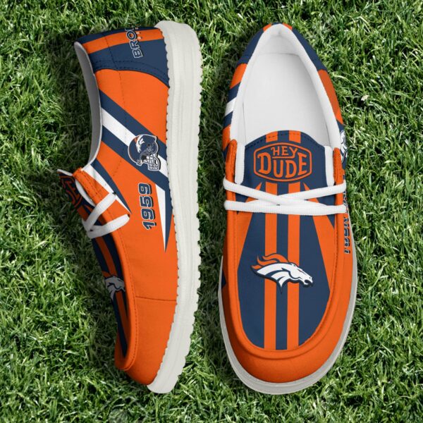 Tubopro Denver Broncos Personalized Hey Dude Shoes For Men And Women
