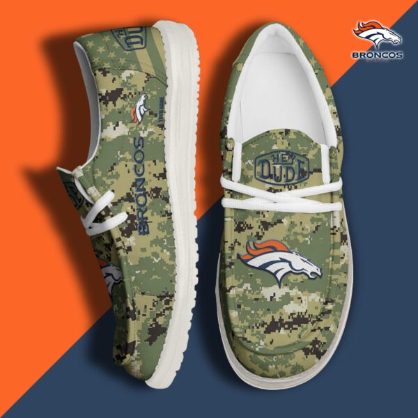 Tubopro Denver Broncos Personalized Hey Dude Shoes For Men And Women