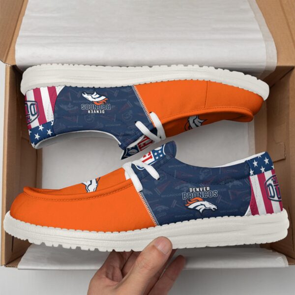 Tubopro Denver Broncos Personalized Hey Dude Shoes For Men And Women - Image 2