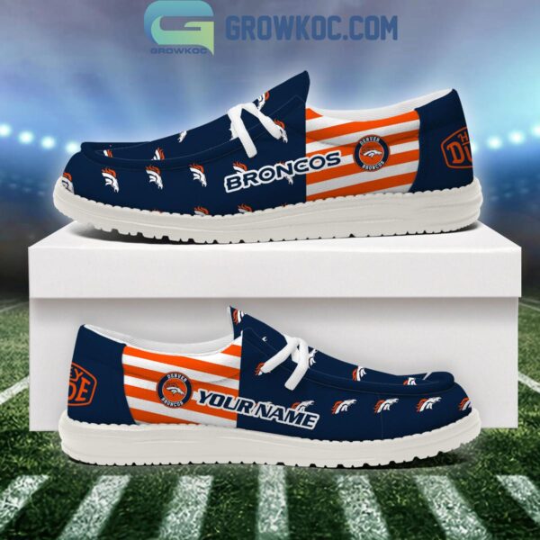Tubopro Denver Broncos Personalized Hey Dude Shoes For Men And Women - Image 2