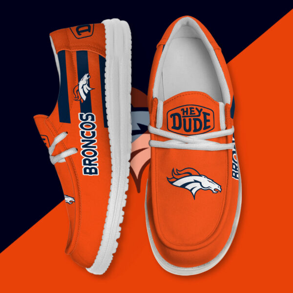 Tubopro Denver Broncos Personalized Hey Dude Shoes For Men And Women