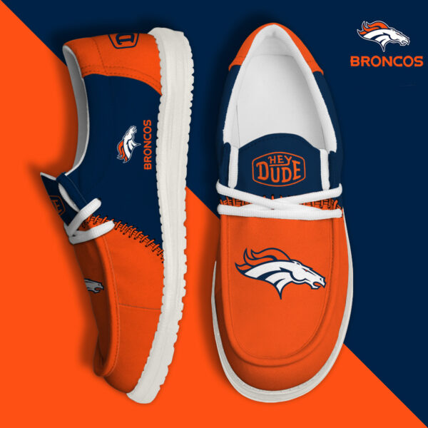 Tubopro Denver Broncos Personalized Hey Dude Shoes For Men And Women