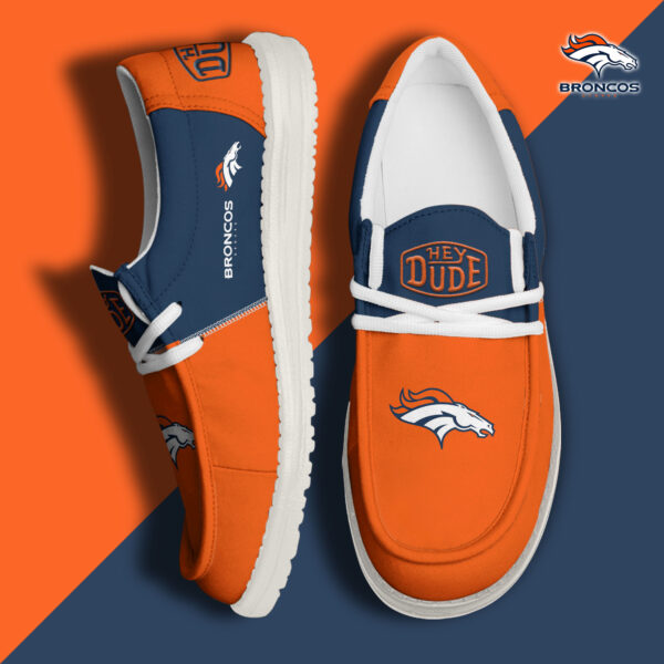 Tubopro Denver Broncos Personalized Hey Dude Shoes For Men And Women