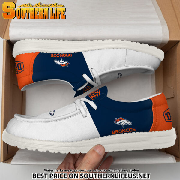 Tubopro Denver Broncos Personalized Hey Dude Shoes For Men And Women - Image 4