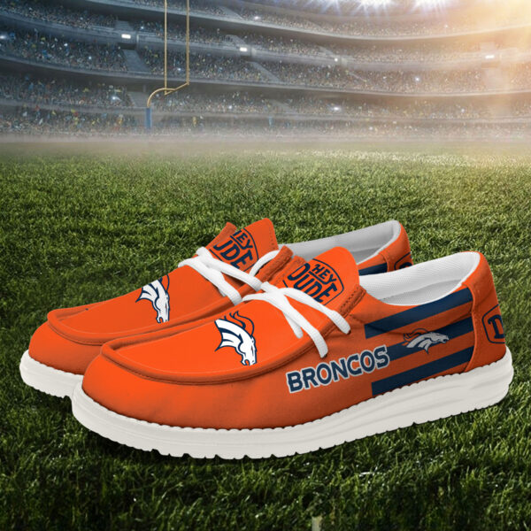 Tubopro Denver Broncos Personalized Hey Dude Shoes For Men And Women - Image 2