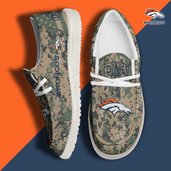 Tubopro Denver Broncos Personalized Hey Dude Shoes For Men And Women