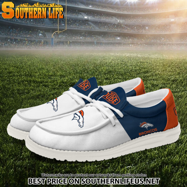 Tubopro Denver Broncos Personalized Hey Dude Shoes For Men And Women - Image 2