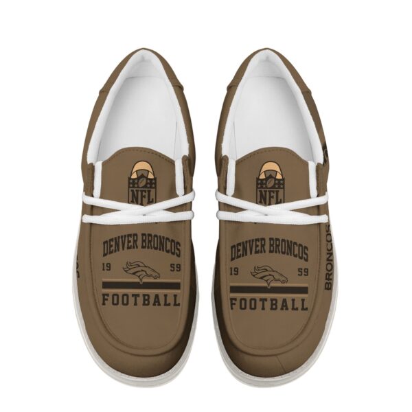 Tubopro Denver Broncos Personalized Hey Dude Shoes For Men And Women - Image 4