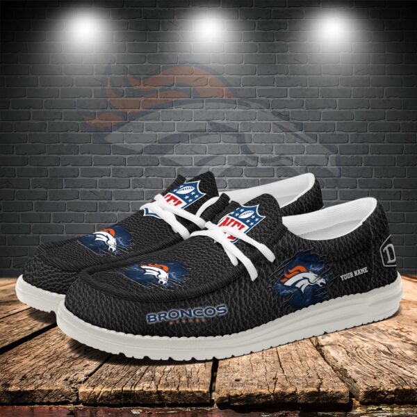Tubopro Denver Broncos Personalized Hey Dude Shoes For Men And Women - Image 3