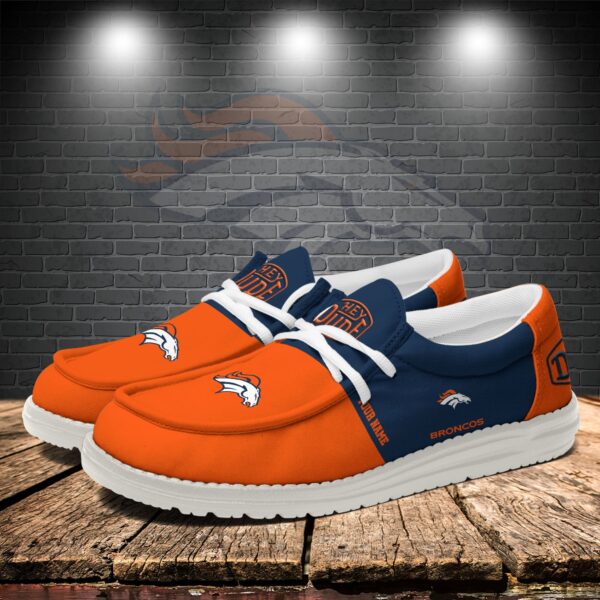 Tubopro Denver Broncos Personalized Hey Dude Shoes For Men And Women - Image 3