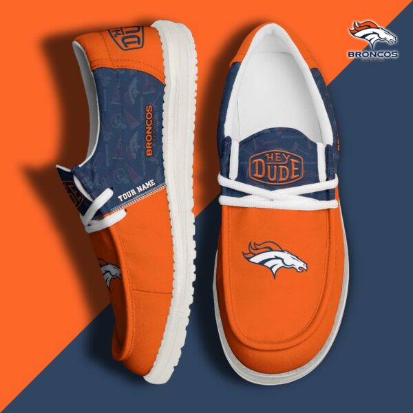 Tubopro Denver Broncos Personalized Hey Dude Shoes For Men And Women