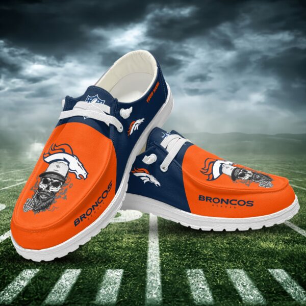 Tubopro Denver Broncos Personalized Hey Dude Shoes For Men And Women