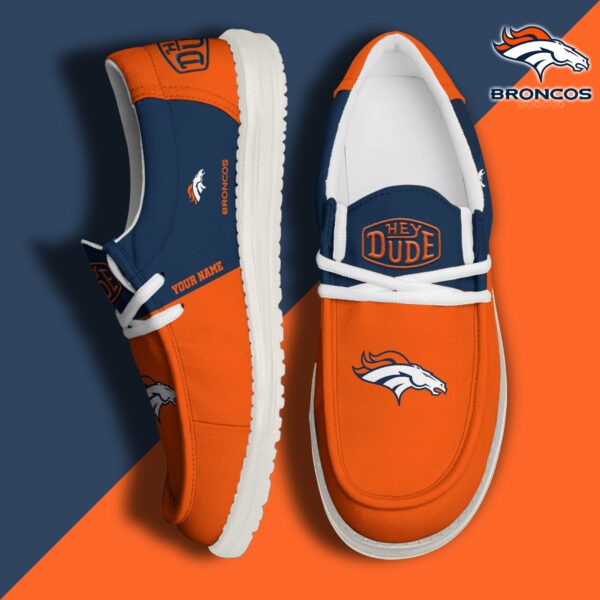 Tubopro Denver Broncos Personalized Hey Dude Shoes For Men And Women