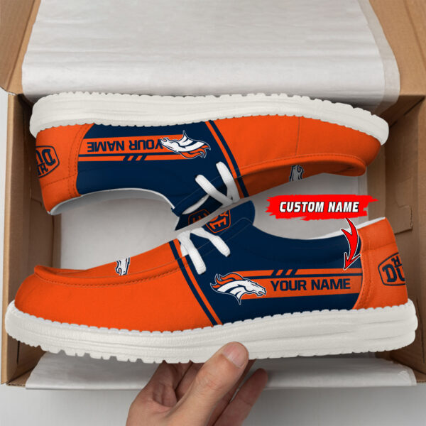 Tubopro Denver Broncos Personalized Hey Dude Shoes For Men And Women - Image 2