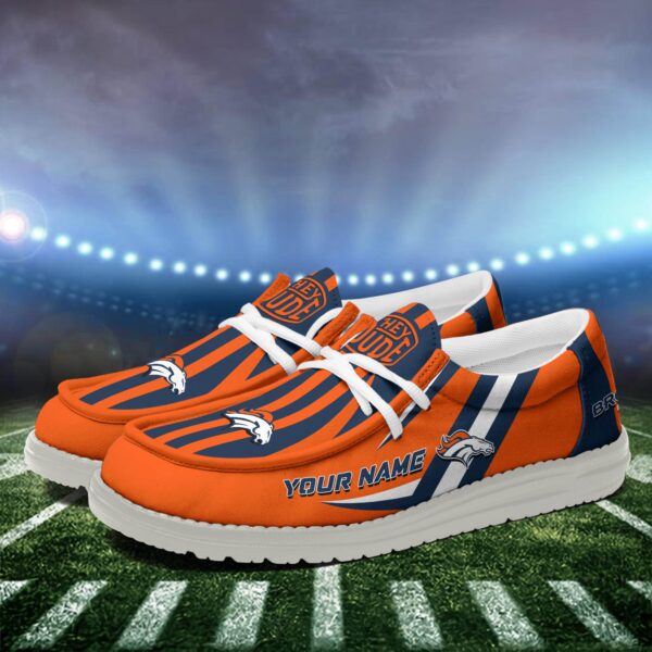Tubopro Denver Broncos Personalized Hey Dude Shoes For Men And Women - Image 3