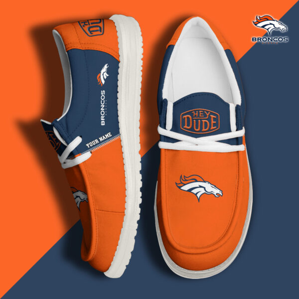 Tubopro Denver Broncos Personalized Hey Dude Shoes For Men And Women - Image 2