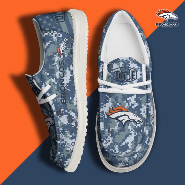 Tubopro Denver Broncos Personalized Hey Dude Shoes For Men And Women