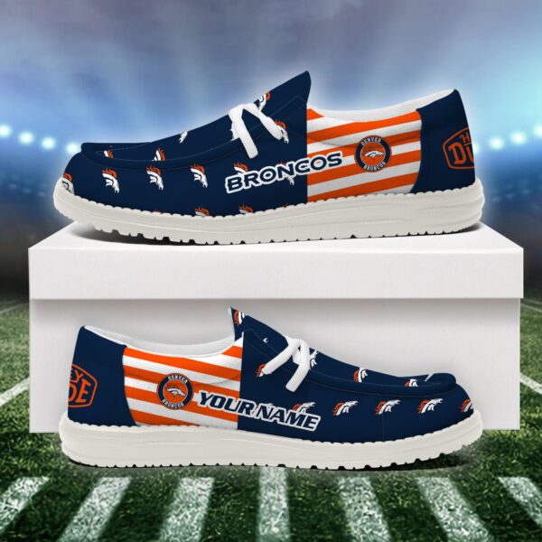 Tubopro Denver Broncos Personalized Hey Dude Shoes For Men And Women - Image 2