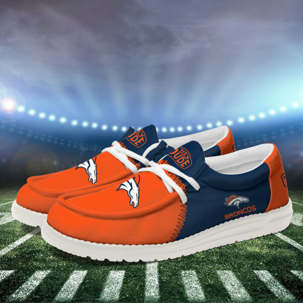 Tubopro Denver Broncos Personalized Hey Dude Shoes For Men And Women - Image 3