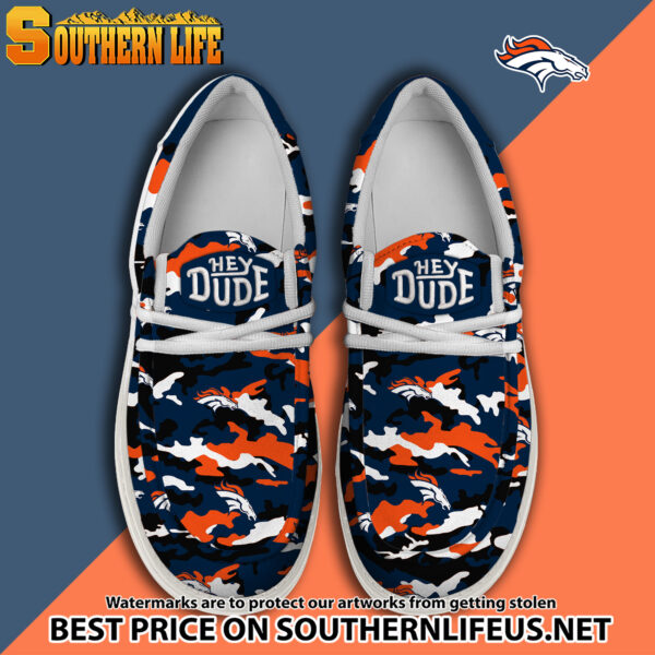 Tubopro Denver Broncos Personalized Hey Dude Shoes For Men And Women