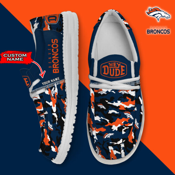 Tubopro Denver Broncos Personalized Hey Dude Shoes For Men And Women