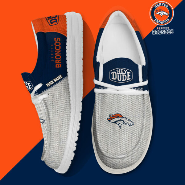 Tubopro Denver Broncos Personalized Hey Dude Shoes For Men And Women