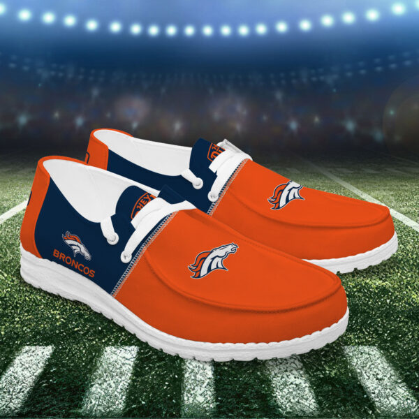 Tubopro Denver Broncos Personalized Hey Dude Shoes For Men And Women - Image 4