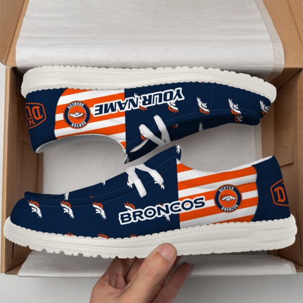 Tubopro Denver Broncos Personalized Hey Dude Shoes For Men And Women