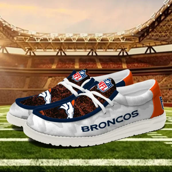 Tubopro Denver Broncos Personalized Hey Dude Shoes For Men And Women