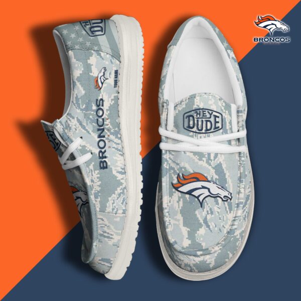 Tubopro Denver Broncos Personalized Hey Dude Shoes For Men And Women