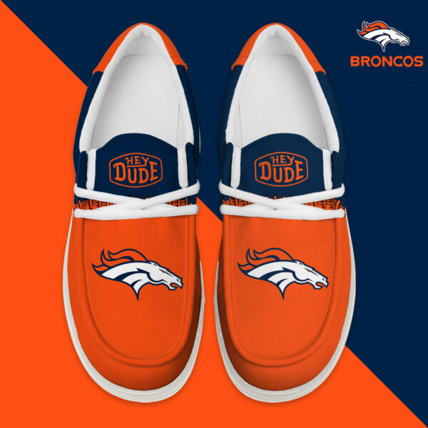 Tubopro Denver Broncos Personalized Hey Dude Shoes For Men And Women - Image 4