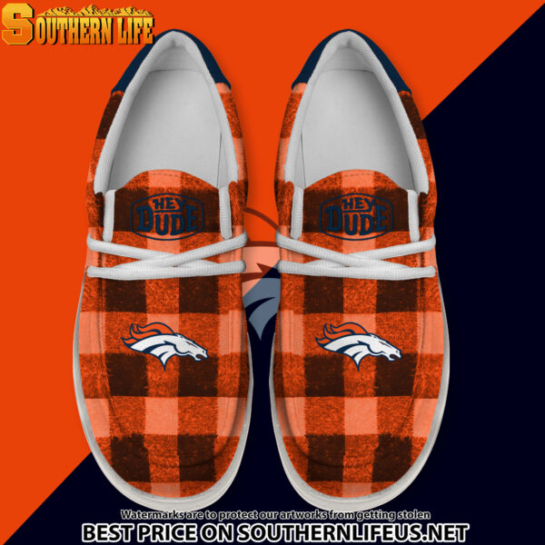 Tubopro Denver Broncos Personalized Hey Dude Shoes For Men And Women