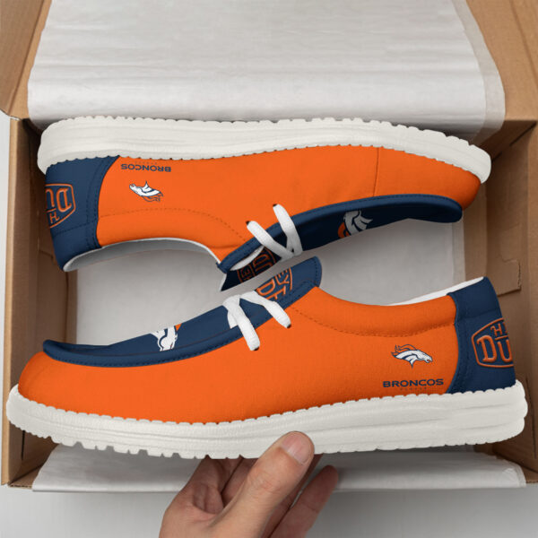 Tubopro Denver Broncos Personalized Hey Dude Shoes For Men And Women - Image 2