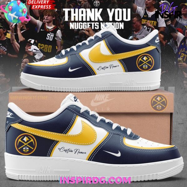 Tubopro Denver Nuggets Air Low-Top Sneakers Shoes For Men And Women