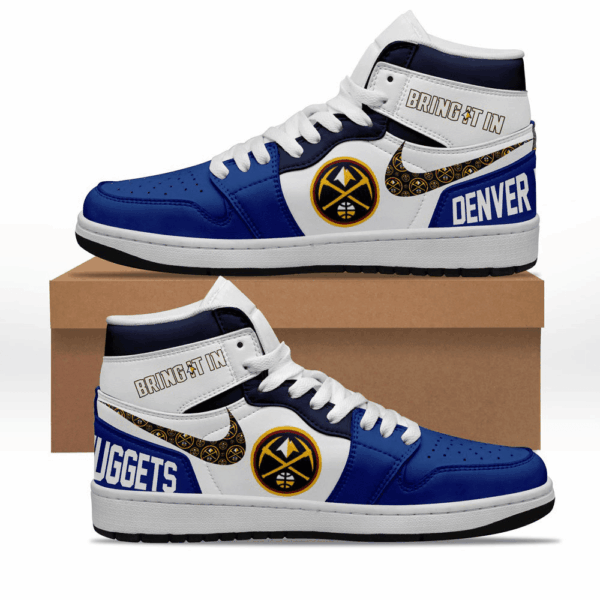 Tubopro Denver Nuggets AJ1 High Sneakers Shoes For Men And Women