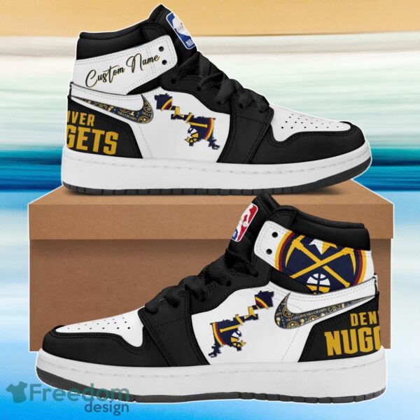 Tubopro Denver Nuggets AJ1 High Sneakers Shoes For Men And Women