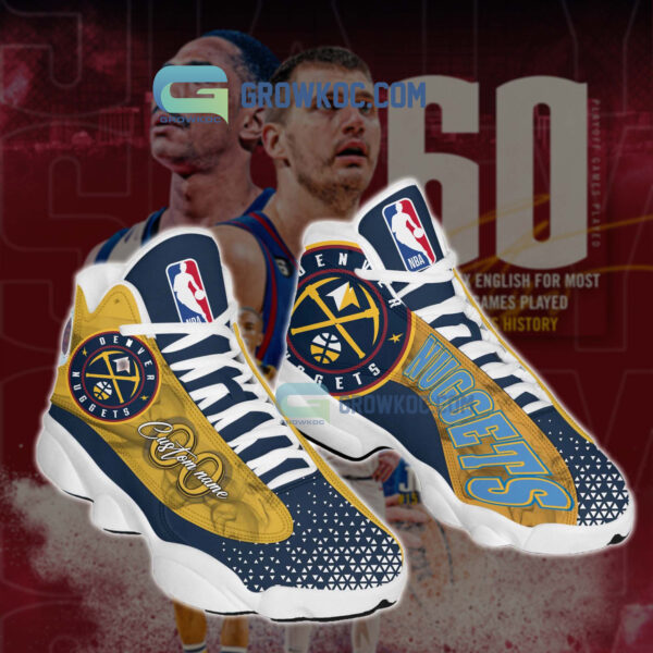 Tubopro Denver Nuggets AJ13 Sneakers Shoes For Men And Women