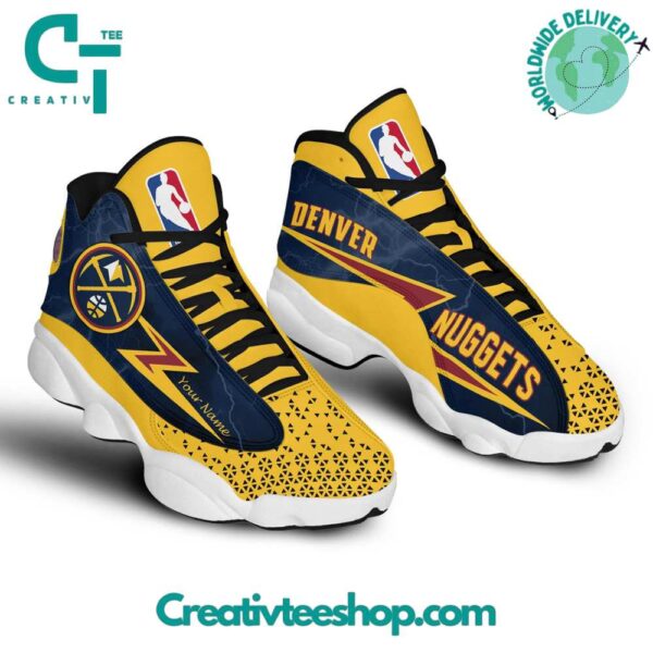 Tubopro Denver Nuggets AJ13 Sneakers Shoes For Men And Women - Image 2