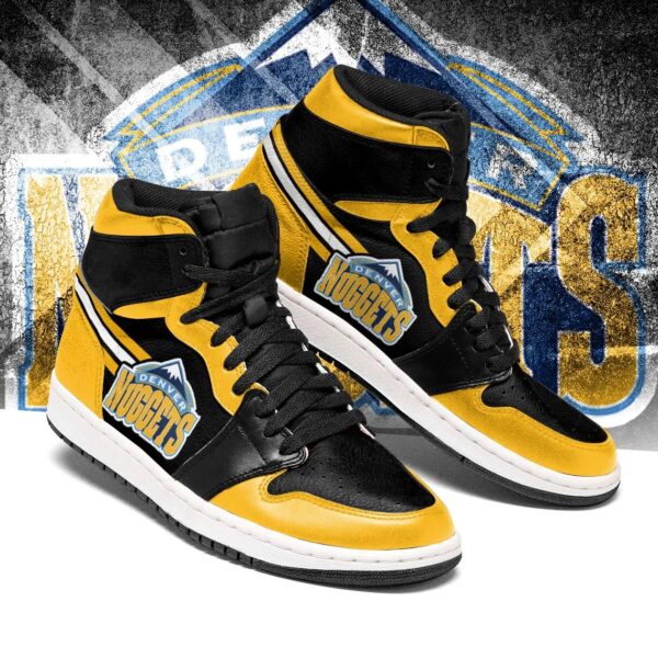 Tubopro Denver Nuggets NBA AJ1 High Sneakers Shoes For Men And Women - Image 2